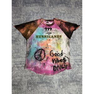 Custom Reworked Embellished Bleached Distressed Paint Stained dyed treated Vinta